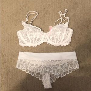 PINK Unlined Bra and Panty Set